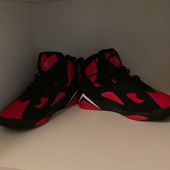Jordan Shoes Air Jordan True Flight Red And Black Poshmark